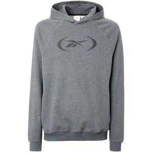 Reebok Basketbal hoodie voor heren, Donker Hei Grijs, L