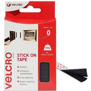 Velcro klittenband (zachtekant) zelfklevend 25m op rol zwart - Klusspullen  kopen? | Laagste prijs online | beslist.be