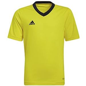 adidas Uniseks-Kind Entrada 22 Jersey, Team Yellow/Black, 7-8 Years