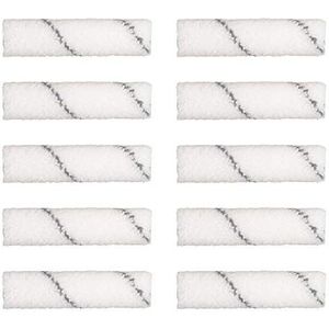 Harris 102012203 Serieus Goede Muren & Cilings Mini-Rollenhülse, 10 x 4 mittelgroßer Flor, 10 Stück, Wit, 4in