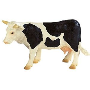 Bullyland 62609 - speelfiguur koe Fanny zwart-wit gevlekt, ca. 12,2 cm groot dierenfiguur, detailgetrouw, PVC-vrij, ideaal als taartfiguur en klein cadeau voor kinderen vanaf 3 jaar
