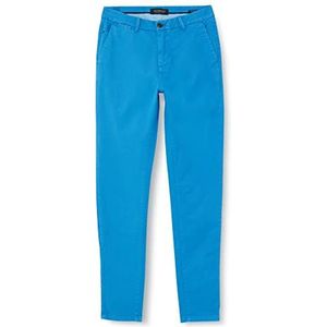 Scotch & Soda Stuart-klassieke chinobroek voor heren, Blauw (Wave Blue 3491), 28W / 32L