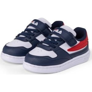FILA Uniseks kinderen Fxventuno Velcro TDL sneakers, Fila Navy FILA Red, 27 EU