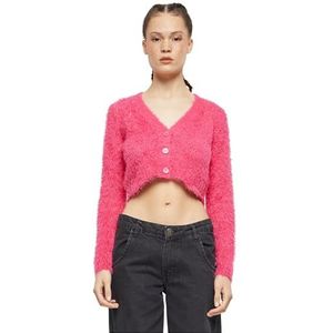 Urban Classics - Cropped Cardigan - Zwart - Lichte Stof