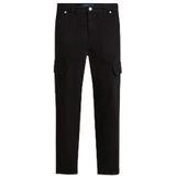 Karl Lagerfeld Jeans, Heren, Cargo Broek, Regular Fit, Zwart, XS