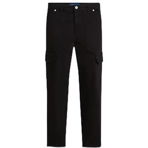 Karl Lagerfeld Jeans, Heren, Cargo Broek, Regular Fit, Zwart, XS