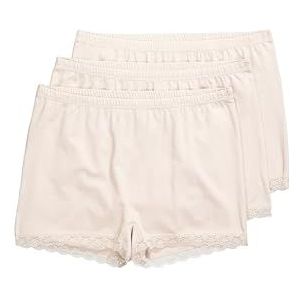 Ulla Popken - Broekje - Beige - 3 Pack - Mid Waist