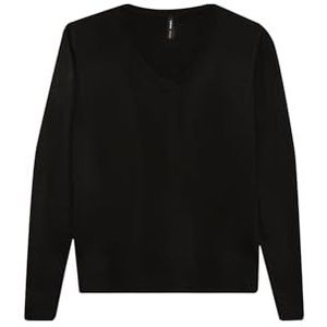 DeFacto Gebreide damesmode - stijlvolle gebreide trui blouses & tunieken voor dames - keuze aan truien - fijn gebreide truien en truien, zwart, XXL