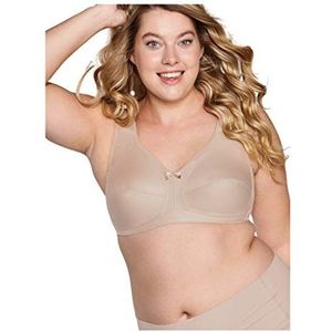 Naturana Vrouwen Firm Support Soft Cup BH Volledige dekking, Licht Beige, 80B