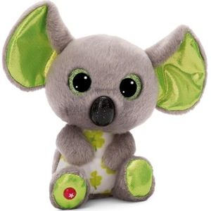 Knuffeldier GLUBSCHIS Koala Cool-Loulou 15 cm grijs - Zacht speelgoed gemaakt van pluche, schattig pluchen knuffeldier om mee te knuffelen en te spelen, voor kinderen en volwassenen