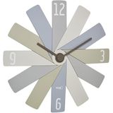 TFA Dostmann design wandklok analoog Clock in the Box, 60.3020.30, met plug-in systeem, stil uurwerk, lange levensduur batterij, kwarts klok, woonkamer klok, keuken klok, kleurrijk