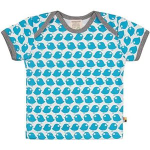 loud + proud Uniseks baby lange mouwen van biologisch katoen, GOTS-gecertificeerd T-shirt, blauw (Petrol Pe), 62/68 cm