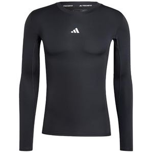 adidas Heren addias Techfit Training Longsleeve TEE, XL Zwart