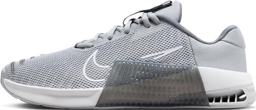 Nike Metcon 9, herensneakers, LT Smoke Grey/White-Photon Dust-WHI, 42,5 EU, Lt Smoke Grey White Photon Dust Whi, 42.5 EU