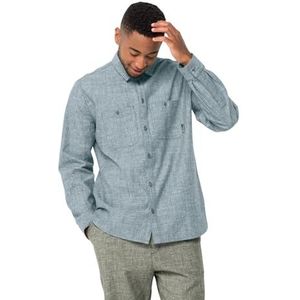 Jack Wolfskin Heren Sandroute Shirt M Lange Mouwen Shirt