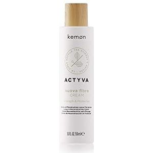 Kemon Actyva Nuova Fibra Cream Haarcrème voor soepel haar, voedende haarpasta voor herstructurerende behandeling zonder uitspoelen - 150 ml