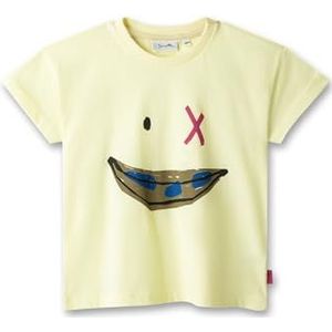 Sanetta T-shirt met korte mouwen voor jongens, 100% biologisch katoen, geel (light yellow), 104 cm