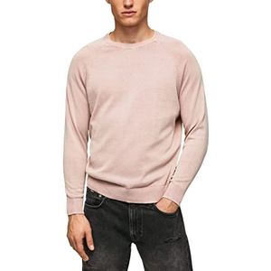 Pepe Jeans Heren James Crew Trui, Bleach Roze, L, Bleekmiddel Roze, L