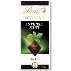 Lindt EXCELLENCE Munt pure chocoladereep 100 gram | Fijne pure chocolade