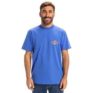 Quiksilver - Ev Beach Blast SS - T-shirt - Nebulas Blauw - Tops Screen Tee