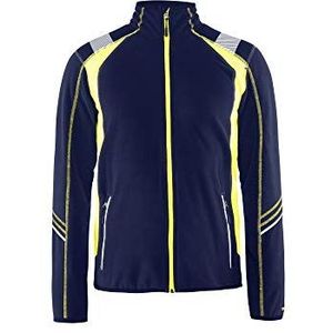 Blåkläder 49931010 Micro Fleece jack, marineblauw/geel, L