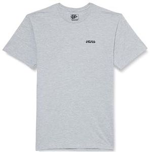 Vans Scripted SS T-shirt, atletisch gemêleerd en zwart, M voor heren, Atletisch gemêleerd en zwart, M