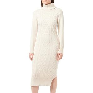 dedica Gebreide damesjurk 11019358-DE02, grijs melange, XL/XXL, gebreide jurk, XL/XXL