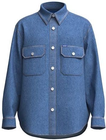 HUGO - Ebolt - T-shirt - Blauw Marine