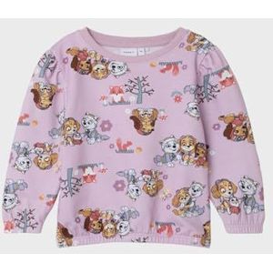 NAME IT Meisjes Nmfsus Pawpatrol Sweat Bru Cplg Sweatshirt, Corsage, 86