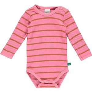 Fred's World by Green Cotton Babymeisjes Alfa Stripe L/S Body and Toddler Sleepers, roze, 68 cm