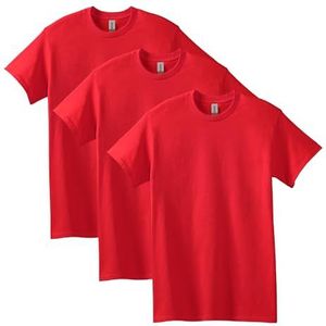 Gildan G5000 zware katoenen herentrui (Set van 10), Rood (Set van 3), L, Rood (Set van 3), L, Rood (Set van 3), L