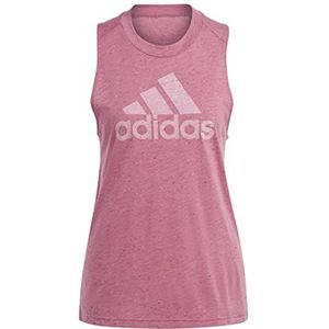 adidas W Winrs 3.0 TNK Tank Dames, Rosa Strata Mel./Wit, L