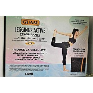 Guam Active Leggings met Guamalgen, maat XS-S 38-40, ondoorzichtig, zonder naden, windeffect, plat