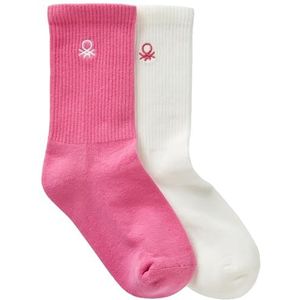 United Colors of Benetton sokken 2 paar, Wit, 10 anni