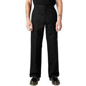 Dickies Werkbroek voor heren met dubbele knie, zwart, 34W / 30L