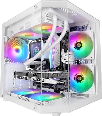 MC-3TLITE - Mini-Toren Behuizing - Zwart - Gehard Glas - 120 mm Ventilator