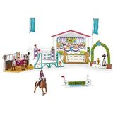 SCHLEICH 42440 Horse Club - Vriendschappenconcours - Speelfigurenset - Kinderspeelgoed voor Jongens en Meisjes - 5 to 12 jaar - 26 Onderdelen