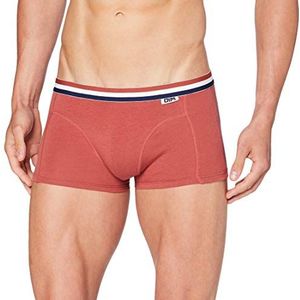 Dim EcoDim Boxershorts voor heren, katoen, stretch, mode en comfort, 4 stuks, rood/grijs/rood/grijs, 12