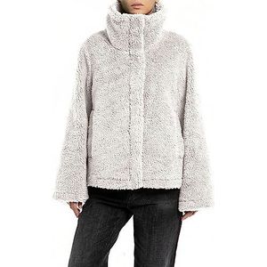 Replay Regular fit bontjas voor dames, 865, ivoor, L