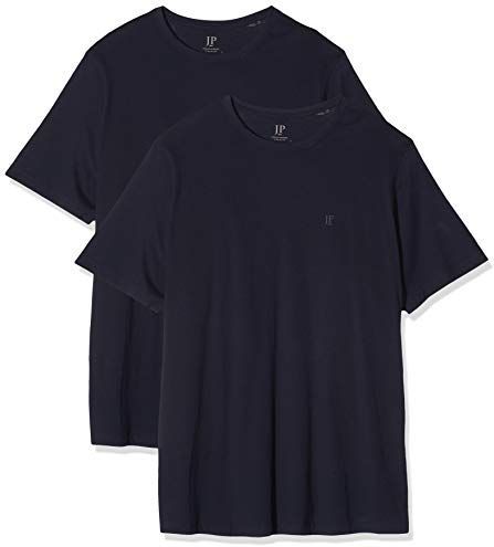 JP1880 - Shirt - Marine - Katoen - 2 Pack - Kwartmouw