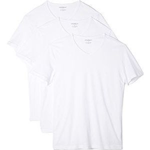 Emporio Armani Onderhemd voor heren (3-pack), zwart, L, Wit, S