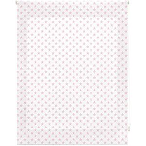 blindecor Stars Roller, Stof/Weefsel, Roze, 140 x 180 cm