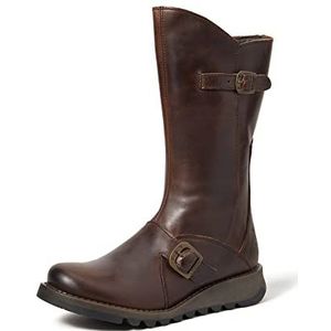 FLY London MES 2 Rubberlaarzen voor dames, bruin Dkbrown 004, 37 EU