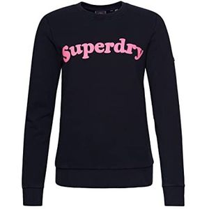 Superdry Vintage Cooper Classic Crew Sweatshirt voor dames, blauw (Eclipse Navy), 32