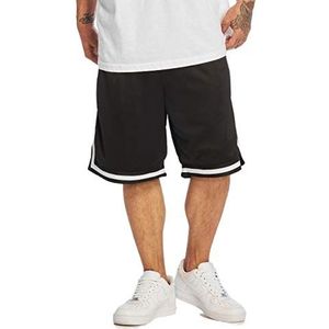 Urban Classics Heren Premium Stripes Mesh Shorts, zwart (Black 00007), L