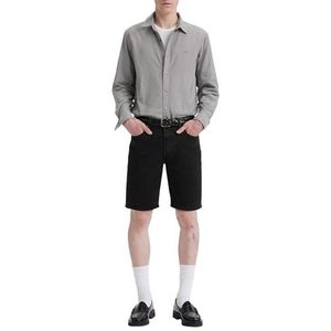 Levi's Heren 501original MID Length Shorts, Black Accord Short, 29