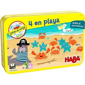 HABA 306045-4 op het strand - reisspel in blik - meer dan 5 jaar