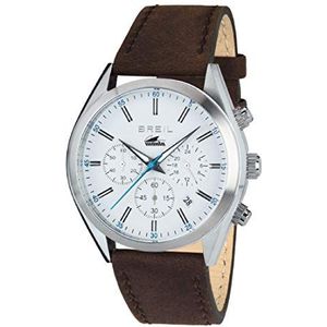 Breil heren chronograaf kwarts horloge met lederen armband TW1609