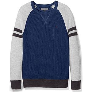 Tommy Hilfiger Jongens Structured Colorblock Cn Sweater L/S Pullover