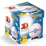 Ravensburger 3D Puzzle 11582 - Puzzle-Ball Pokémon Pokéballs - Heilball - [EN] Heal Ball - für große und kleine Pokémon Fans ab 6 Jahren: Erlebe Puzzeln in der 3. Dimension